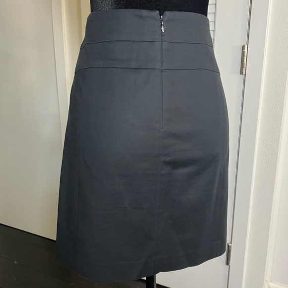 Banana Republic Dark Gray Career Pencil Skirt Knee-Length Workwear Size 6 - Picture 4 of 9